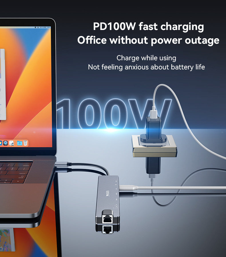 Yesido HB27 Aluminum Alloy PD100W Fast Charging