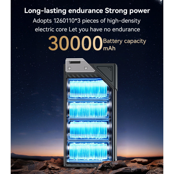 YESIDO YP62 30000mAh 22.5W Fast Charging Large Screen Power Bank