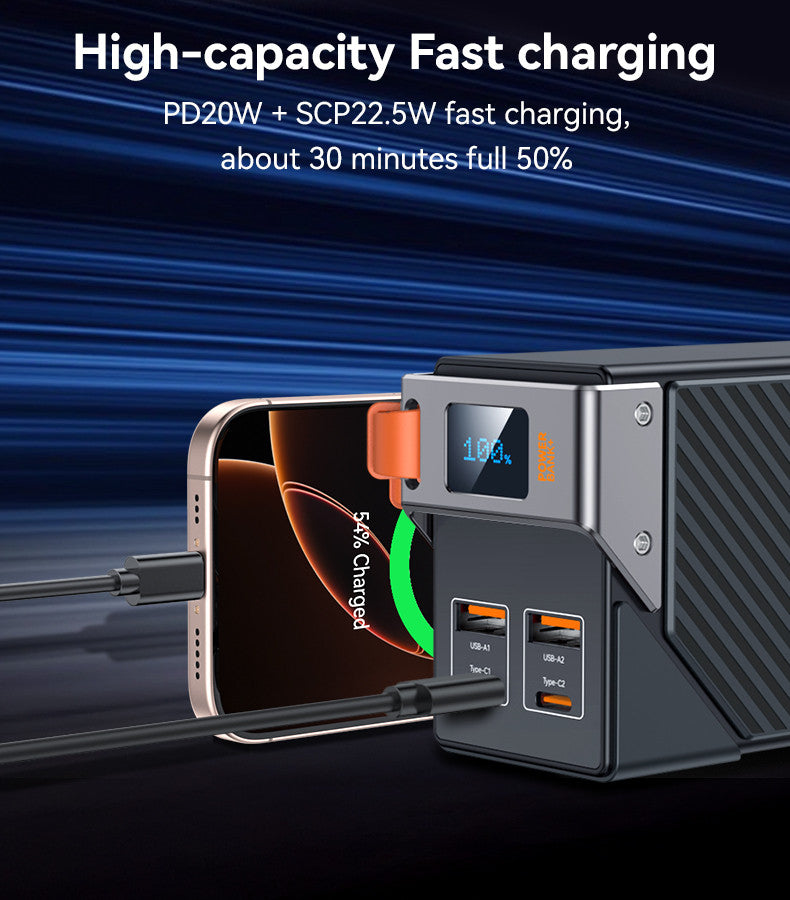 YESIDO YP62 30000mAh 22.5W Fast Charging Large Screen Power Bank