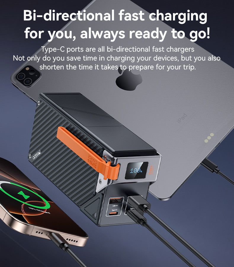 YESIDO YP62 30000mAh 22.5W Fast Charging Large Screen Power Bank