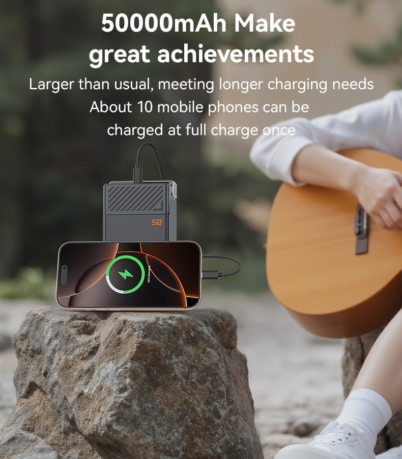 YESIDO YP63 50000mAh 22.5W Fast Charging Large Screen Power Bank
