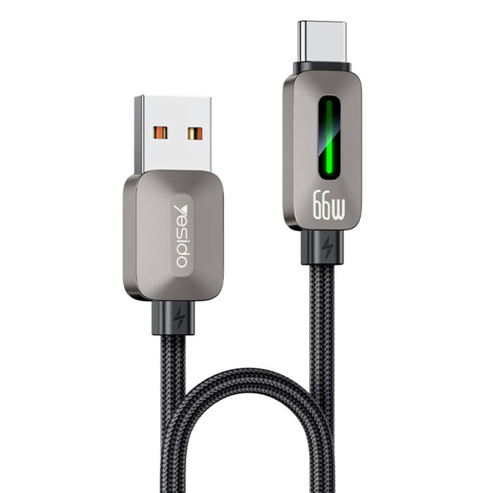 Yesido CA137C 1.2Meter 66W Fast Charging USB to Type-C