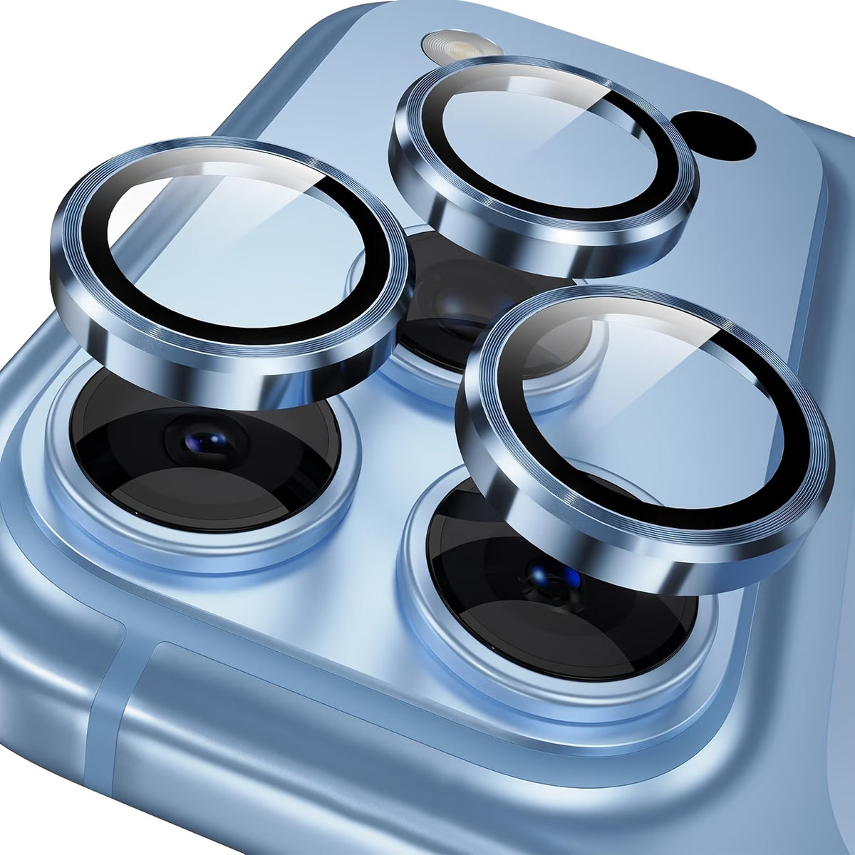 ZKLC Titanium Alloy Frosted Lens Glass camera lens protector for iPhone 18 Pro/iPhone 18 Pro Max Max