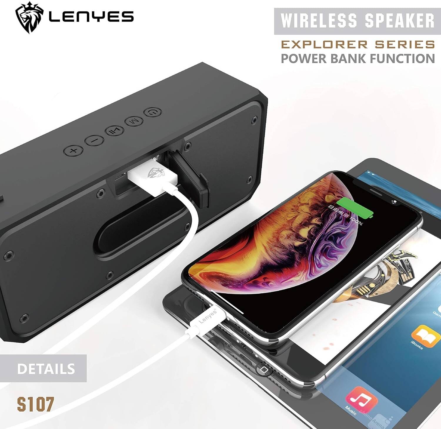 Lenyes S107 Wireless Speaker