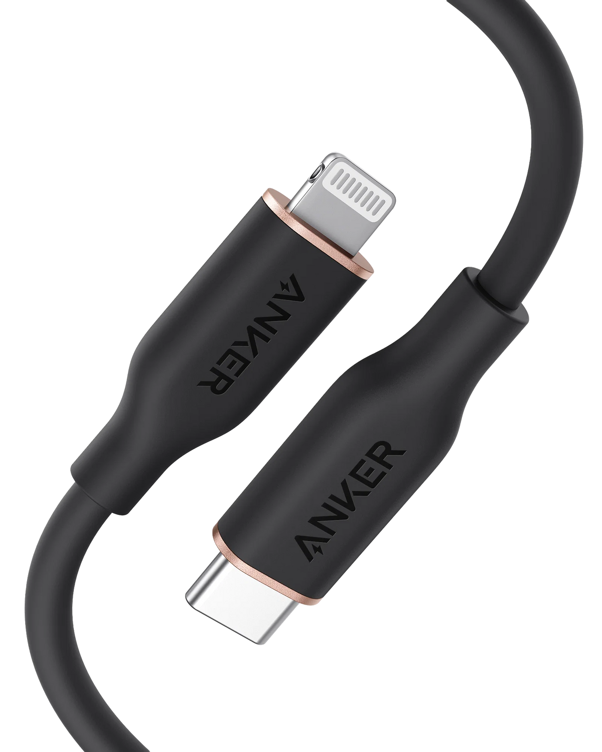 Anker 641 USB-C to Lightning Cable (Flow, 3 ft Silicone) A8662