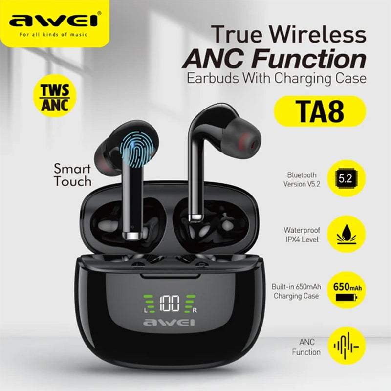 AWEI TA8 ANC TWS Earbuds