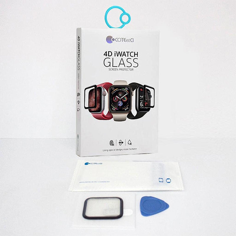 COTEetCI 4D Full Cover Glass Screen Protector For Apple Watch
