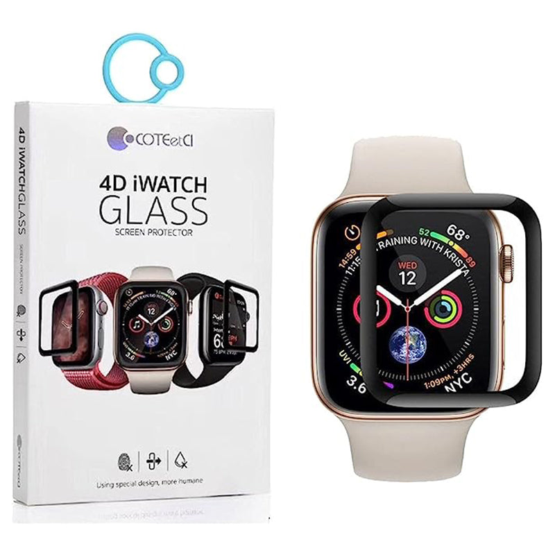 COTEetCI 4D Full Cover Glass Screen Protector For Apple Watch