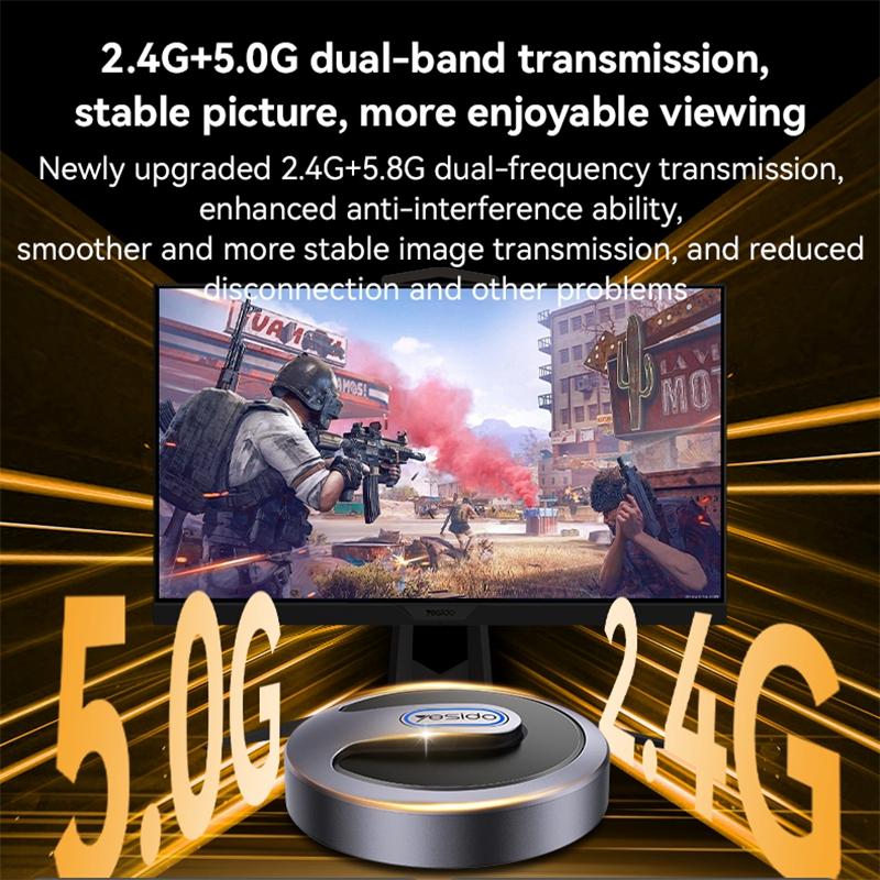 Yesido TV15 Plug and Play 1080P Dual Channel Wi-Fi Wireless Screen Mirroring Device