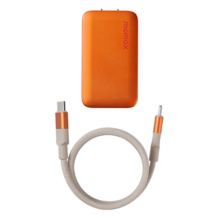 MOMAX 1-Charge Ultra 45W 2-Port GaN Silm Fast Charger Kit, US Plug