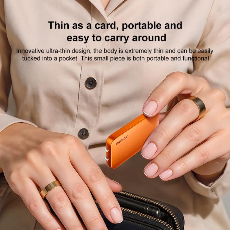 MOMAX 1-Charge Ultra 45W 2-Port GaN Silm Fast Charger Kit, US Plug