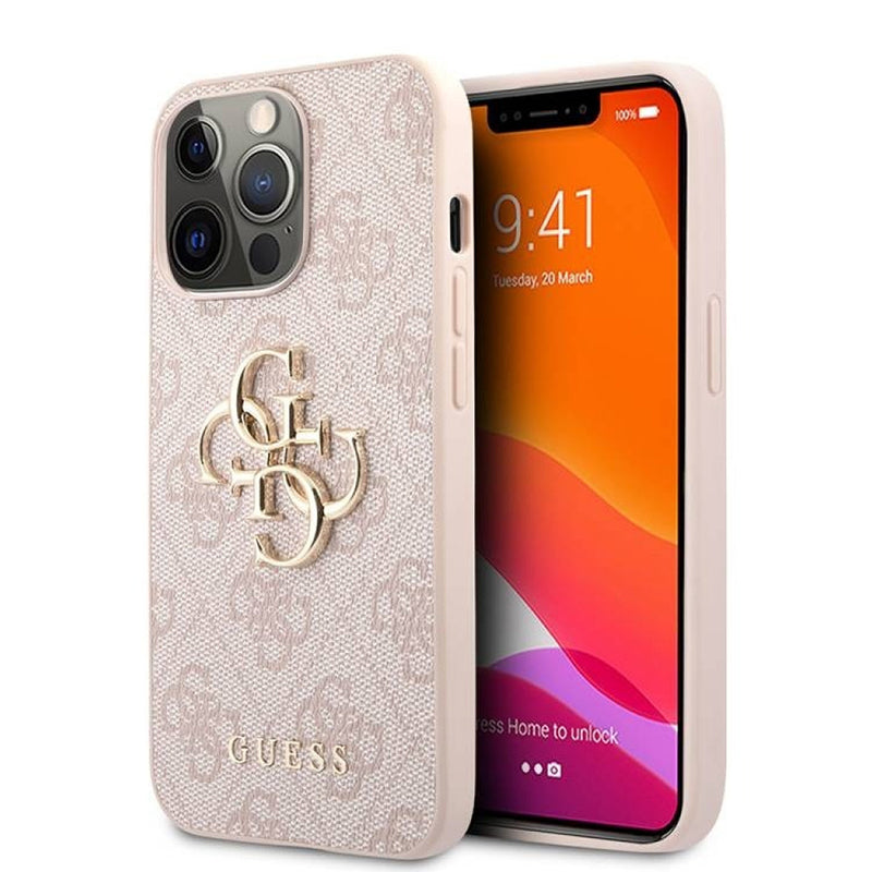 GUESS CG mobile Pu 4G big metal logo hard case cover for iPhone
