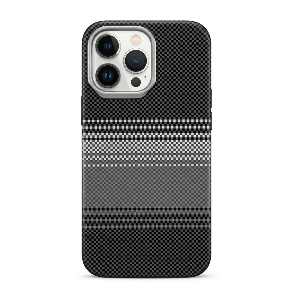 Twin Side Carbon Fiber Magsafe Phone Case For iPhone