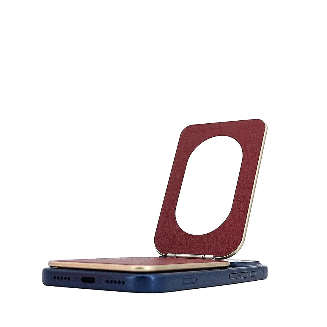 Premium Rotating MagSafe Card Holder with Folding Mirror Compatible