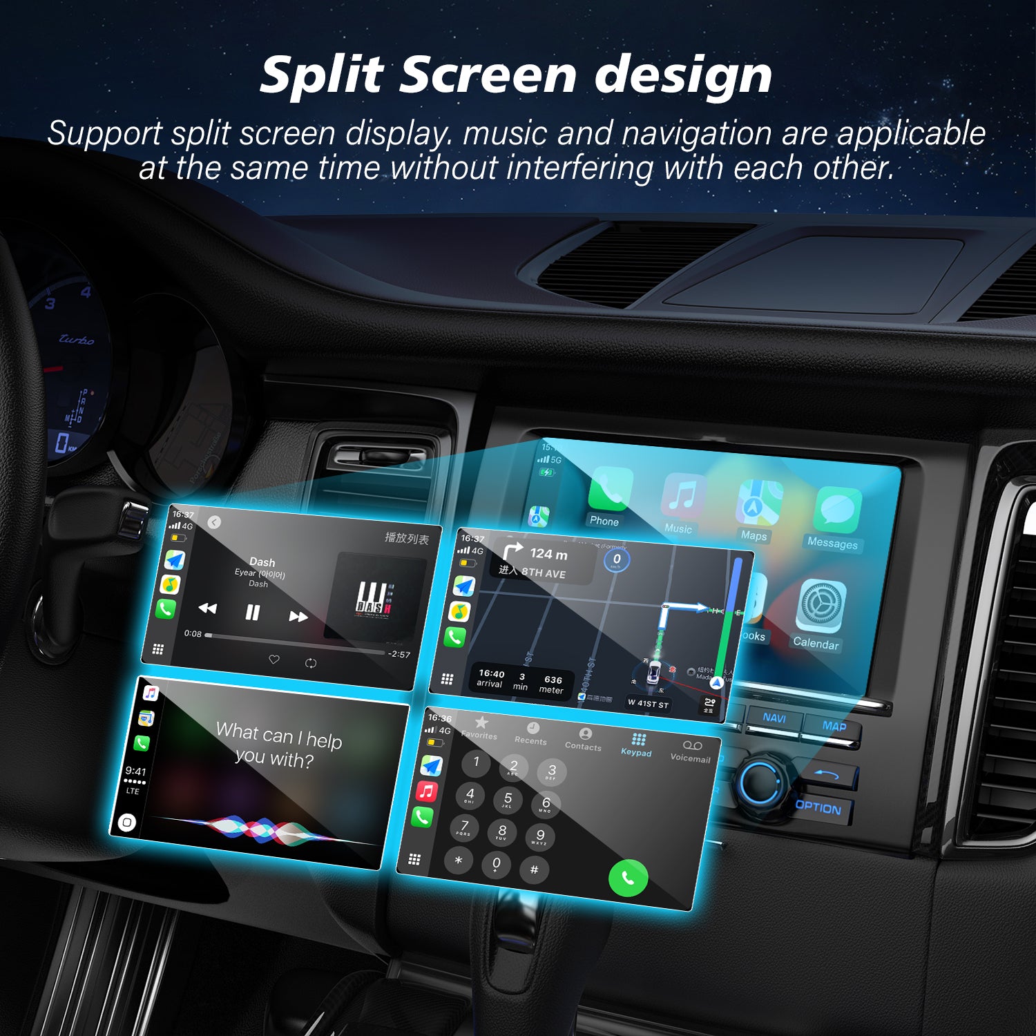 3 in 1  CarPlay Adapter with AirPlay Mirror Link