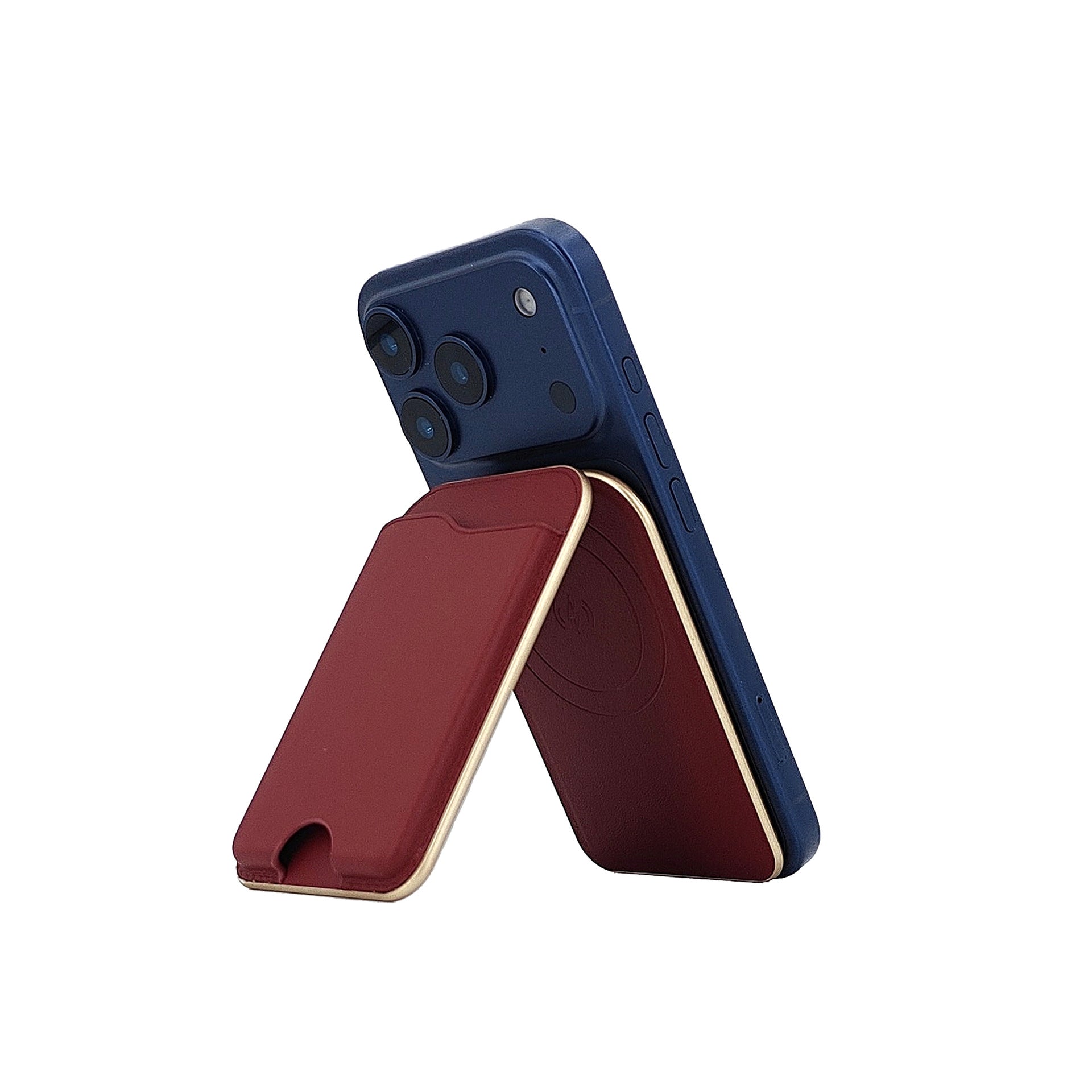 Premium Rotating MagSafe Card Holder with Folding Mirror Compatible