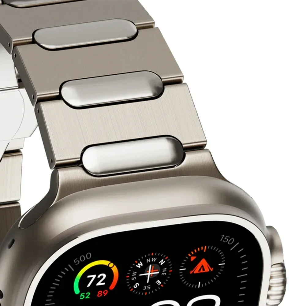 Luxury Magnetic Stainless Steel Metal Band for Men