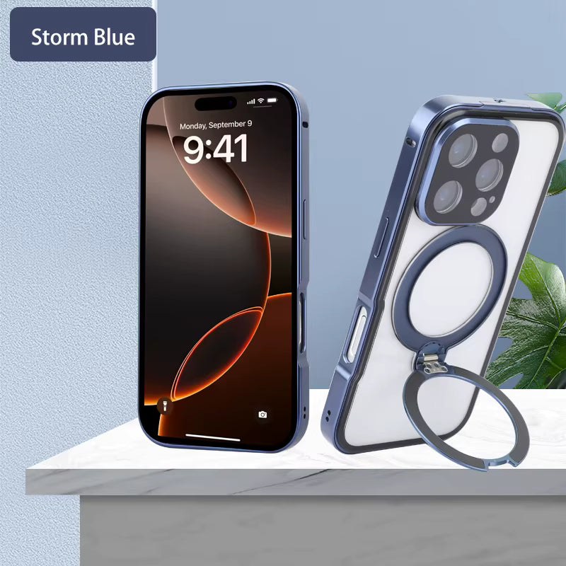 360 magnetic transparent case for iPhone