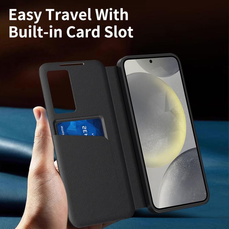 Smart View Flip Wallet Shell Leather Cover Case for Samsung