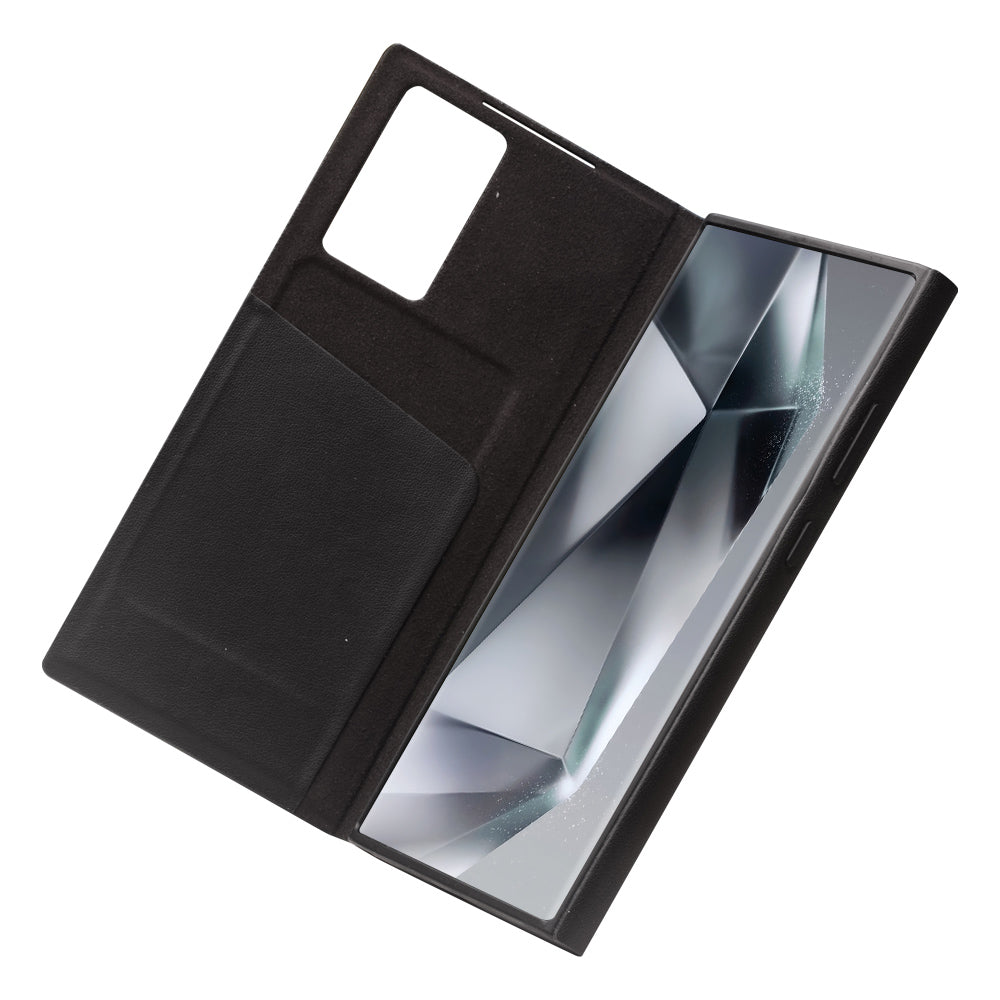 Smart View Flip Wallet Shell Leather Cover Case for Samsung