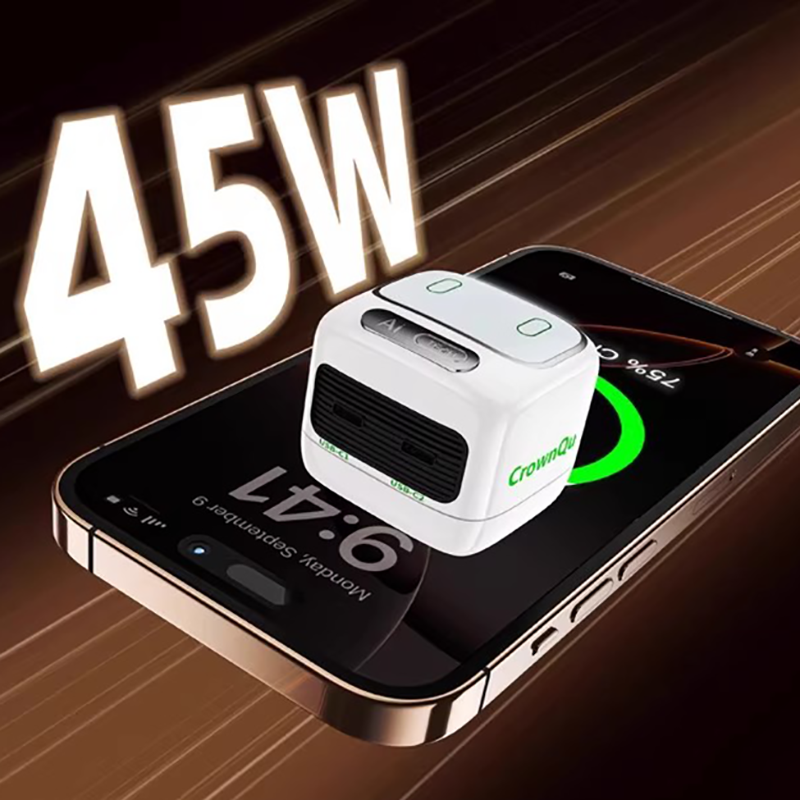 Green C+C AI Night Light GaN Charger45W
