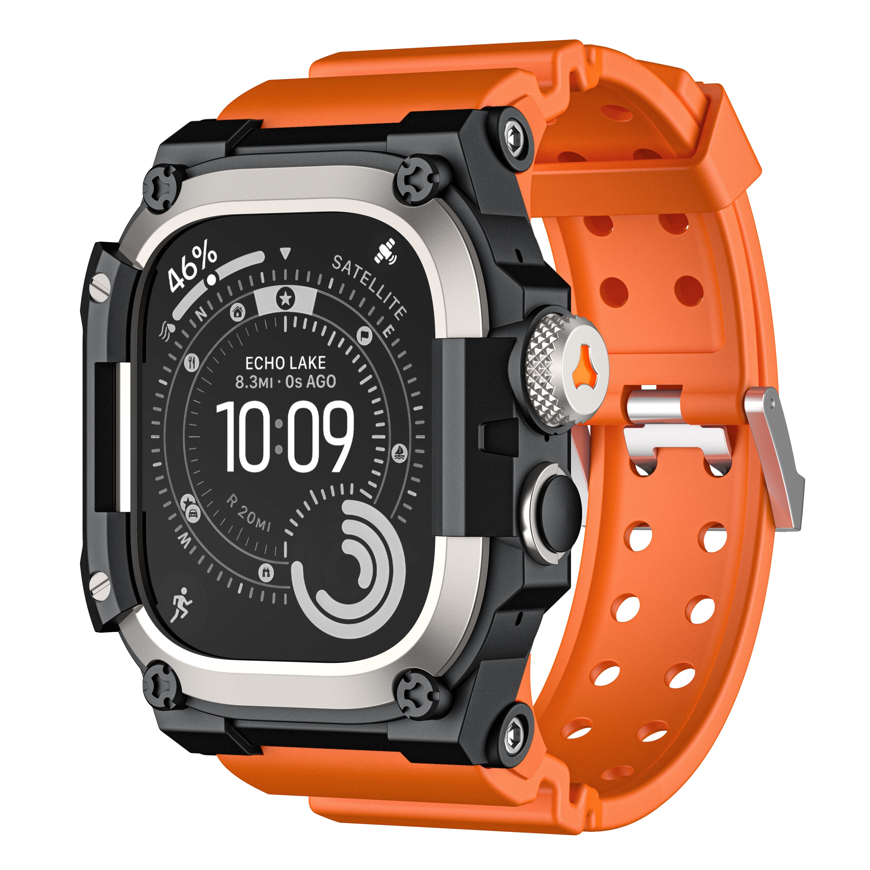 Luxury Full Cover case and Silicone Mod Kit Strap Band