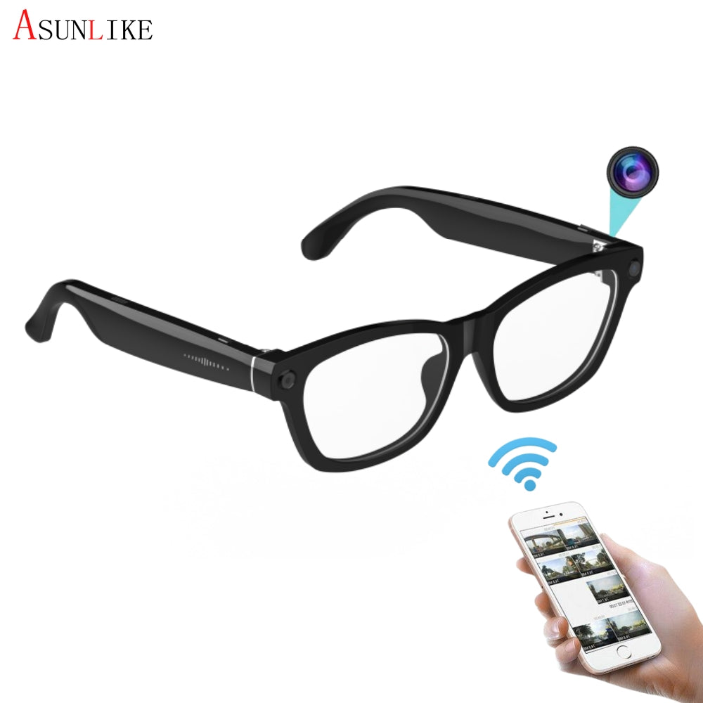 Smart AI Bluetooth Glasses with Camera WiFi 8 Megapixels