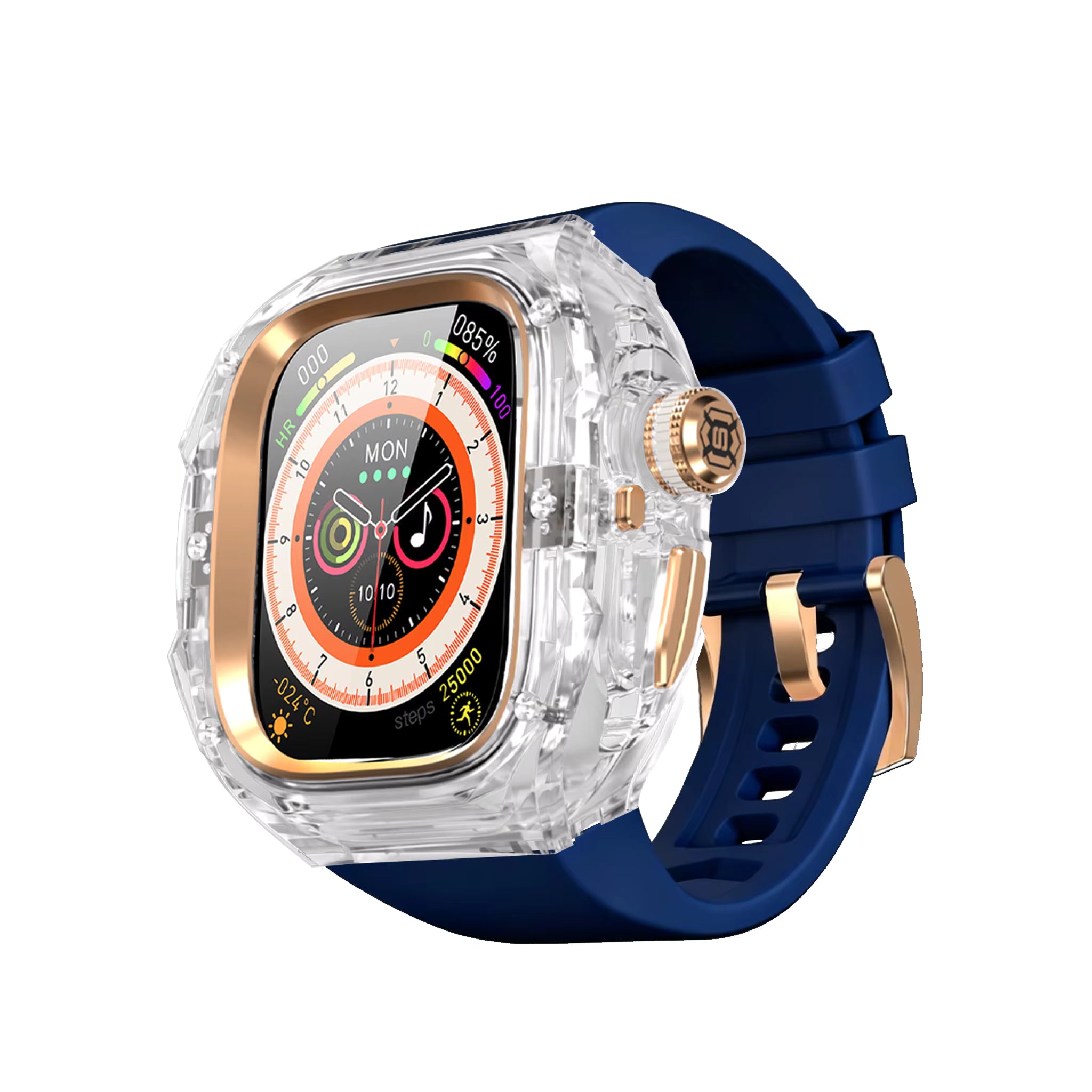 Rugged Case with Band for Apple Watch Ultra 49mm Protective Cover Bumper