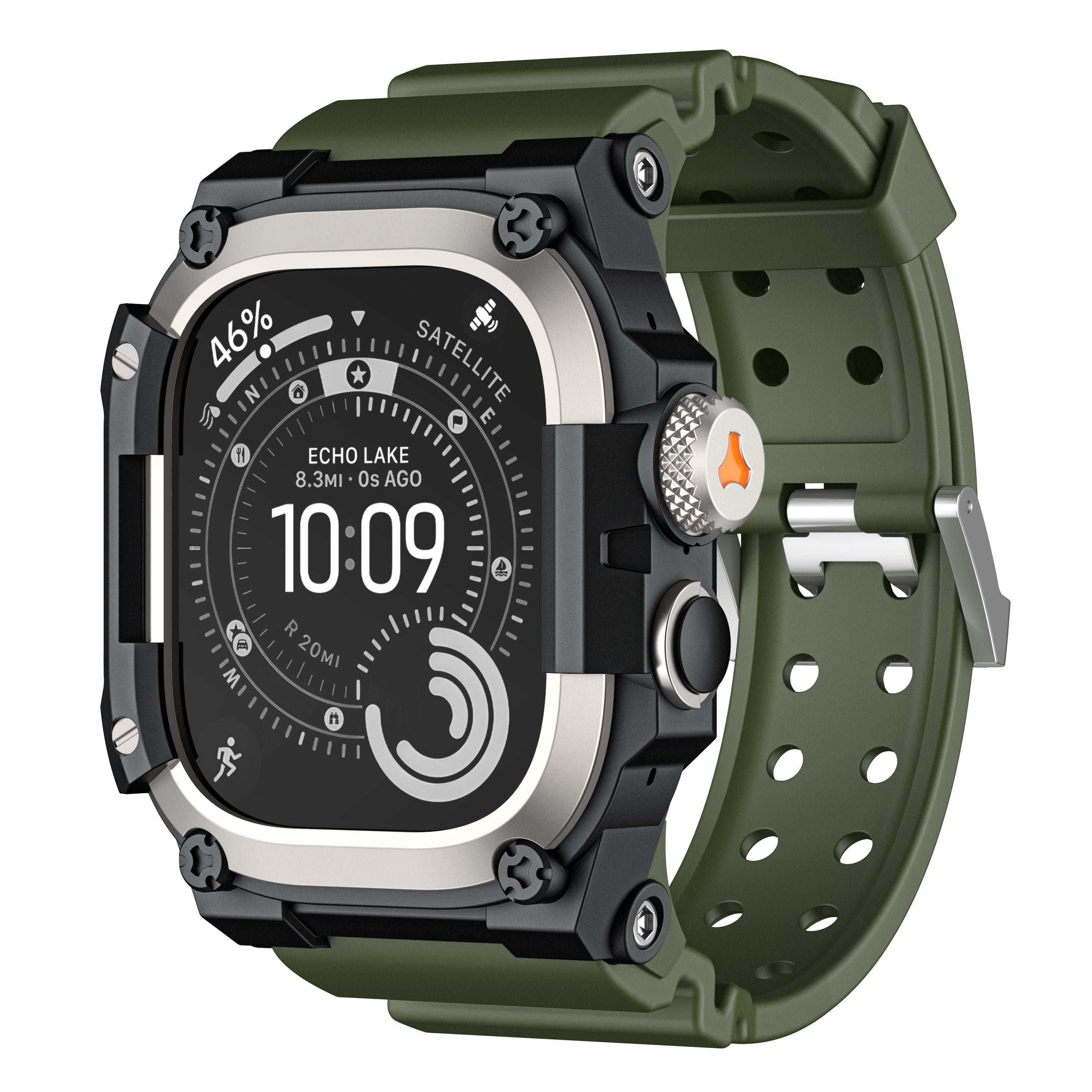 Luxury Full Cover case and Silicone Mod Kit Strap Band