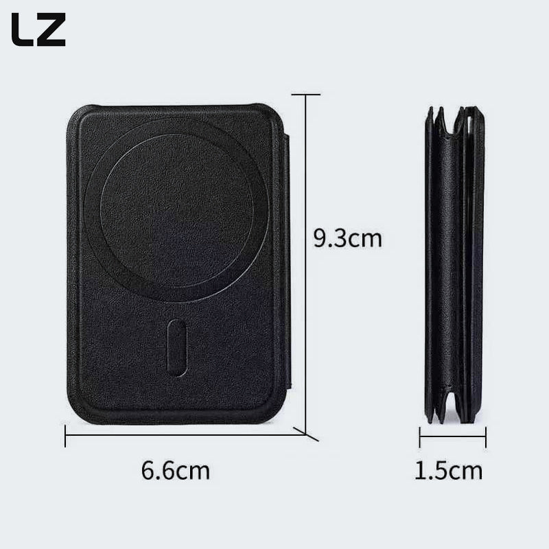 Slim Magnetic Card Holder Wallet with N52 Strong Magnets for iPhone Magsafe