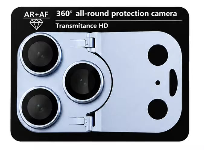 Metal and Tempered Glass Rear Camera Lens Protector For iPhone 18 Pro Max