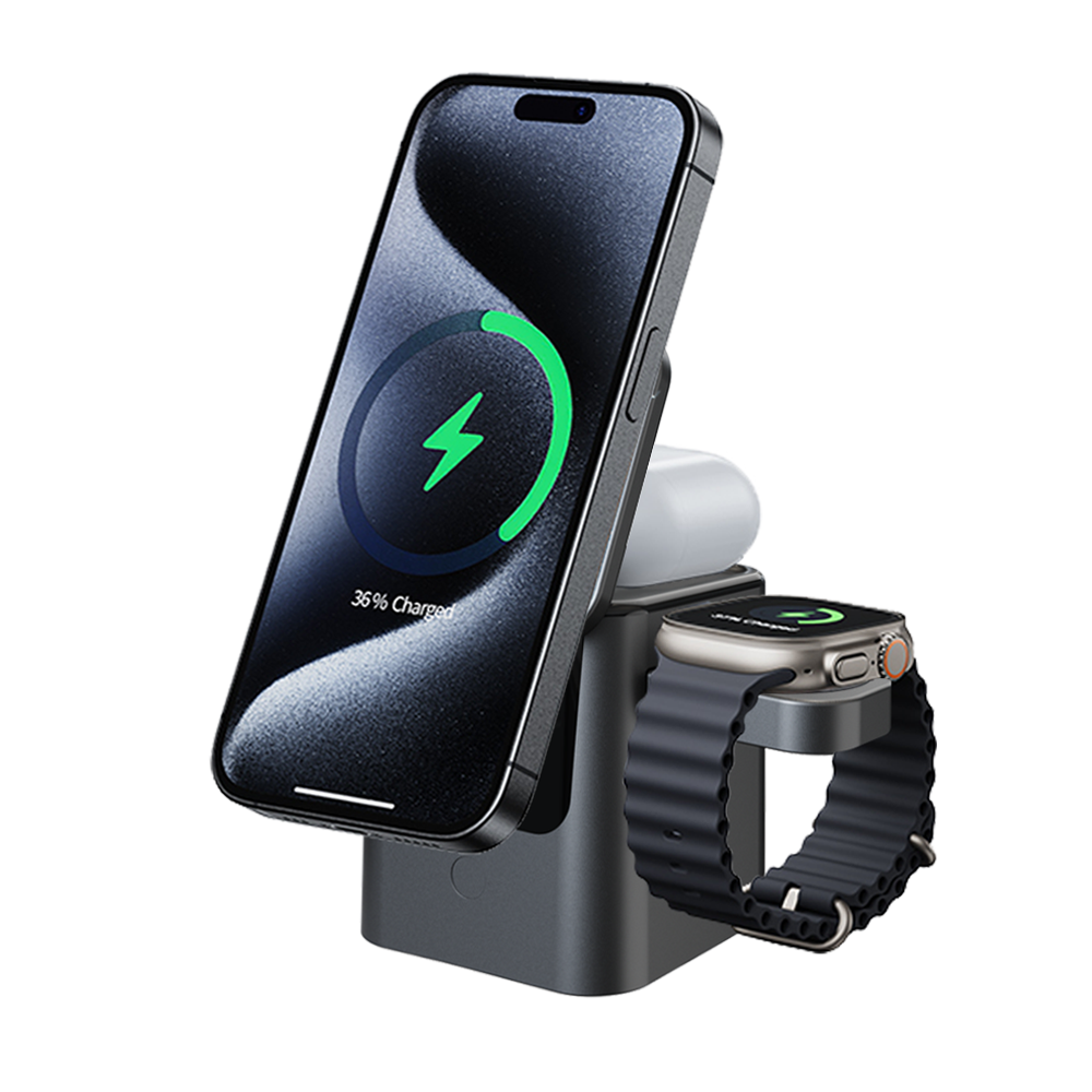 Hot Selling 3 in 1 Wireless Hidden Charger