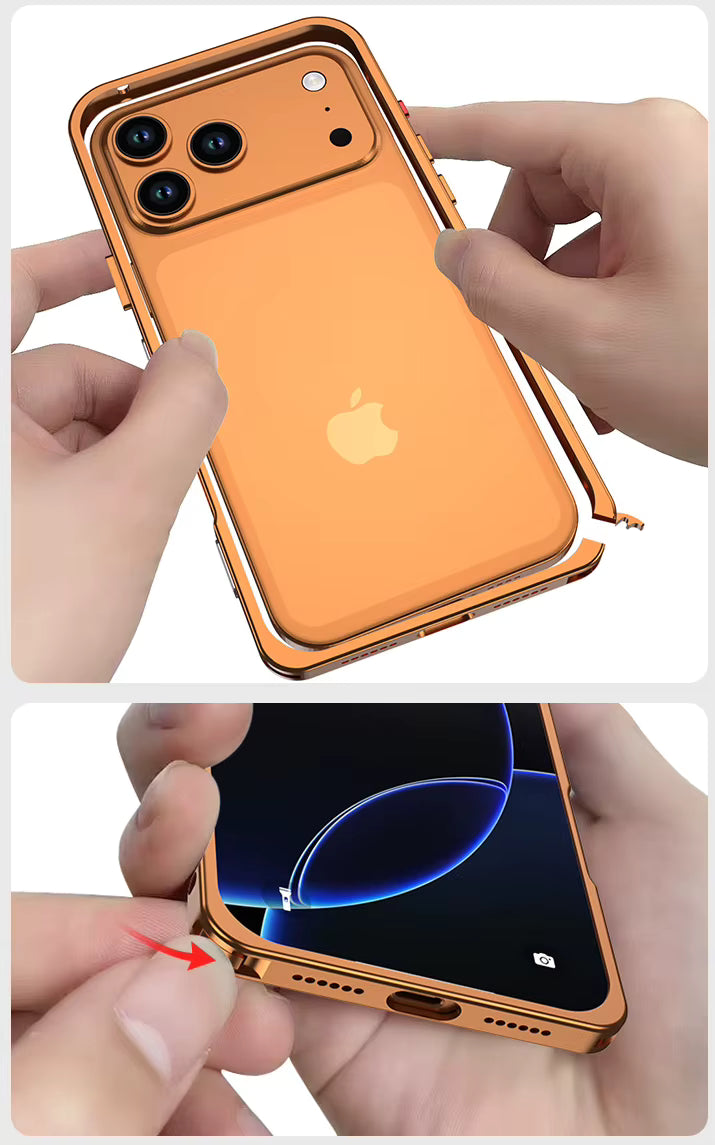 Aluminum alloy metal frame For  iPhone 17 Pro Max