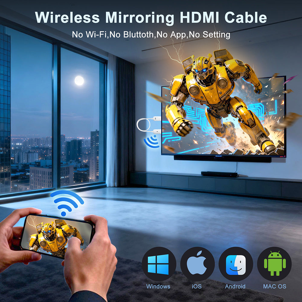 Wireless HDMI Display Dongle Adapter