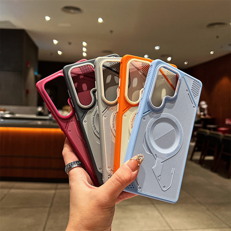 Premium polycarbonate phone case with heat dissipation For Samsung