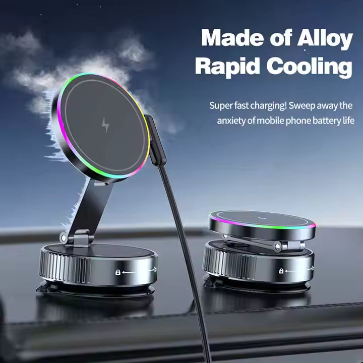 K3 15w Fast Wireless Charger Foldable Mobile Phone Holder