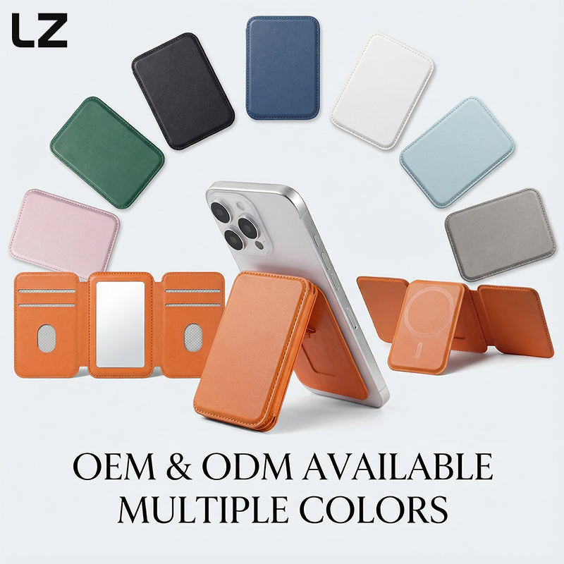 Slim Magnetic Card Holder Wallet with N52 Strong Magnets for iPhone Magsafe