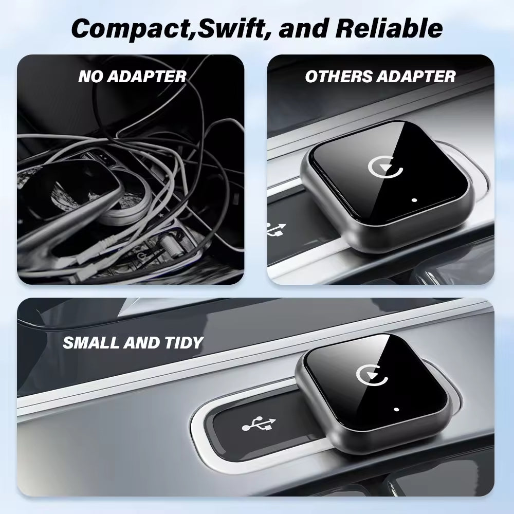 3 in 1 Carplay Box Wireless CarPlay & Android Auto Adapter Plug