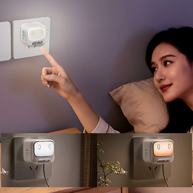 Green C+C AI Night Light GaN Charger45W