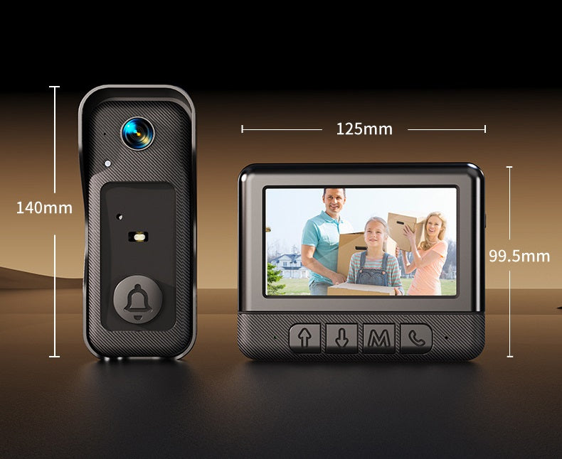 X6 4.3 IPS Screen Indoor/Outdoor Smart Video Doorbell