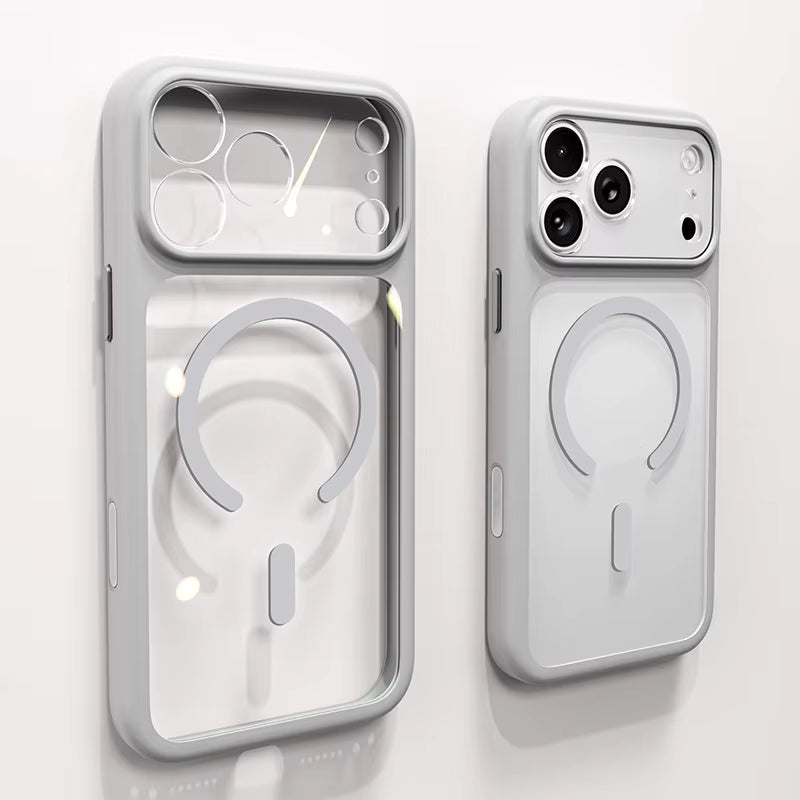 Transparent Magnetic Case for iPhone 17 Pro Max