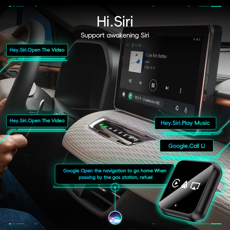 3 in 1 Carplay Box Wireless CarPlay & Android Auto Adapter Plug