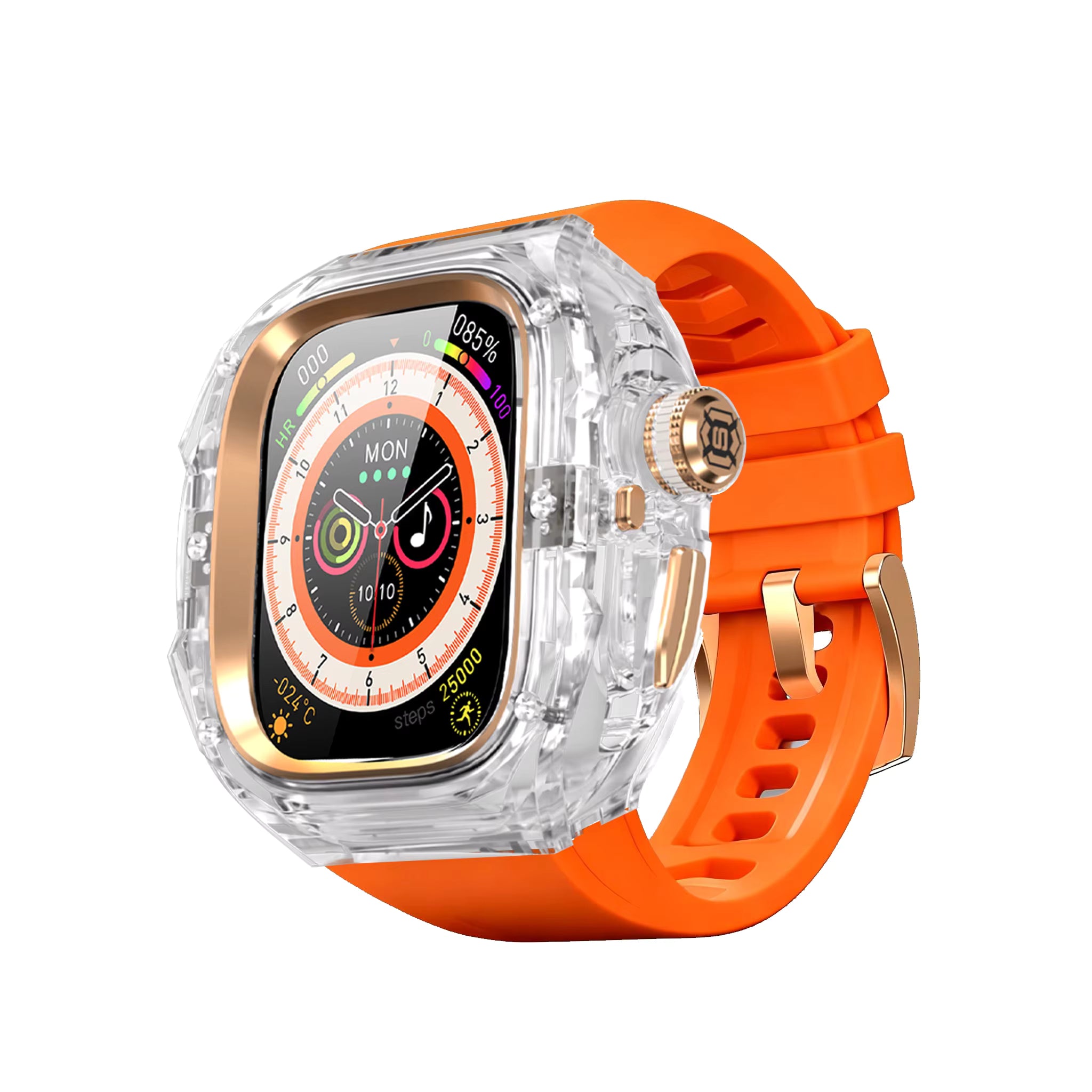 Rugged Case with Band for Apple Watch Ultra 49mm Protective Cover Bumper