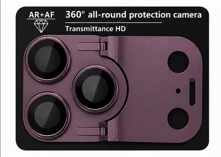 Metal and Tempered Glass Rear Camera Lens Protector For iPhone 18 Pro Max