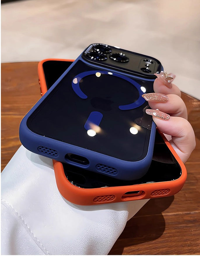 Popular TPU Acrylic Clear Magnetic Phone Case for iPhone 17 Pro Max