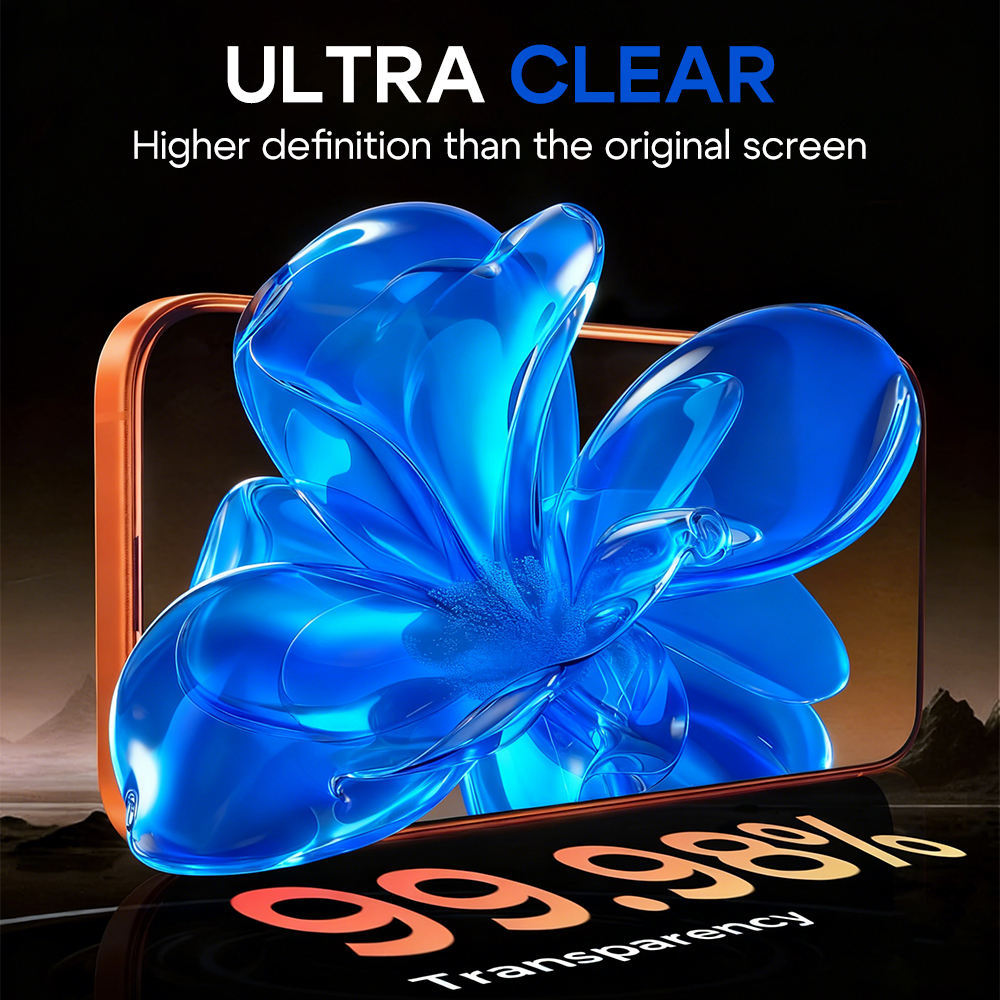 ZKLC Shin-Etsu Vacuum Plating HD Tempered Glass for  iPhone 18 Pro Max