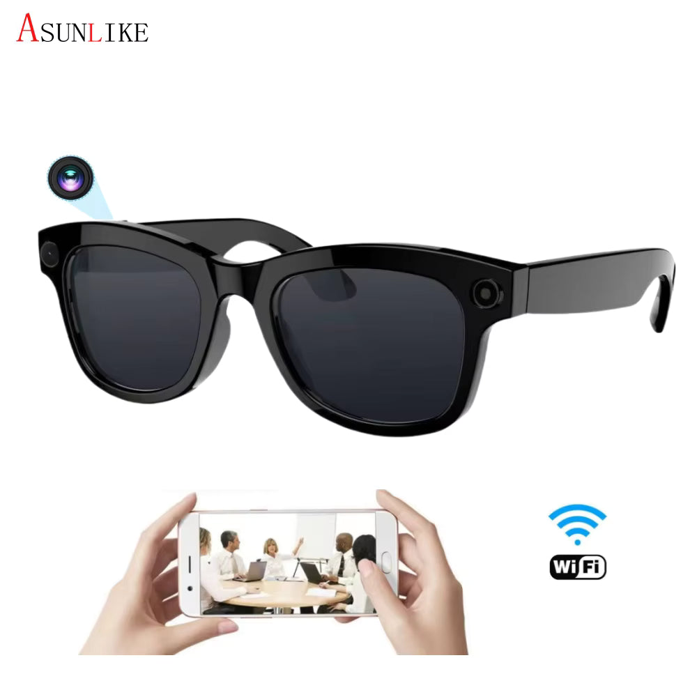 Smart AI Bluetooth Glasses with Camera WiFi 8 Megapixels