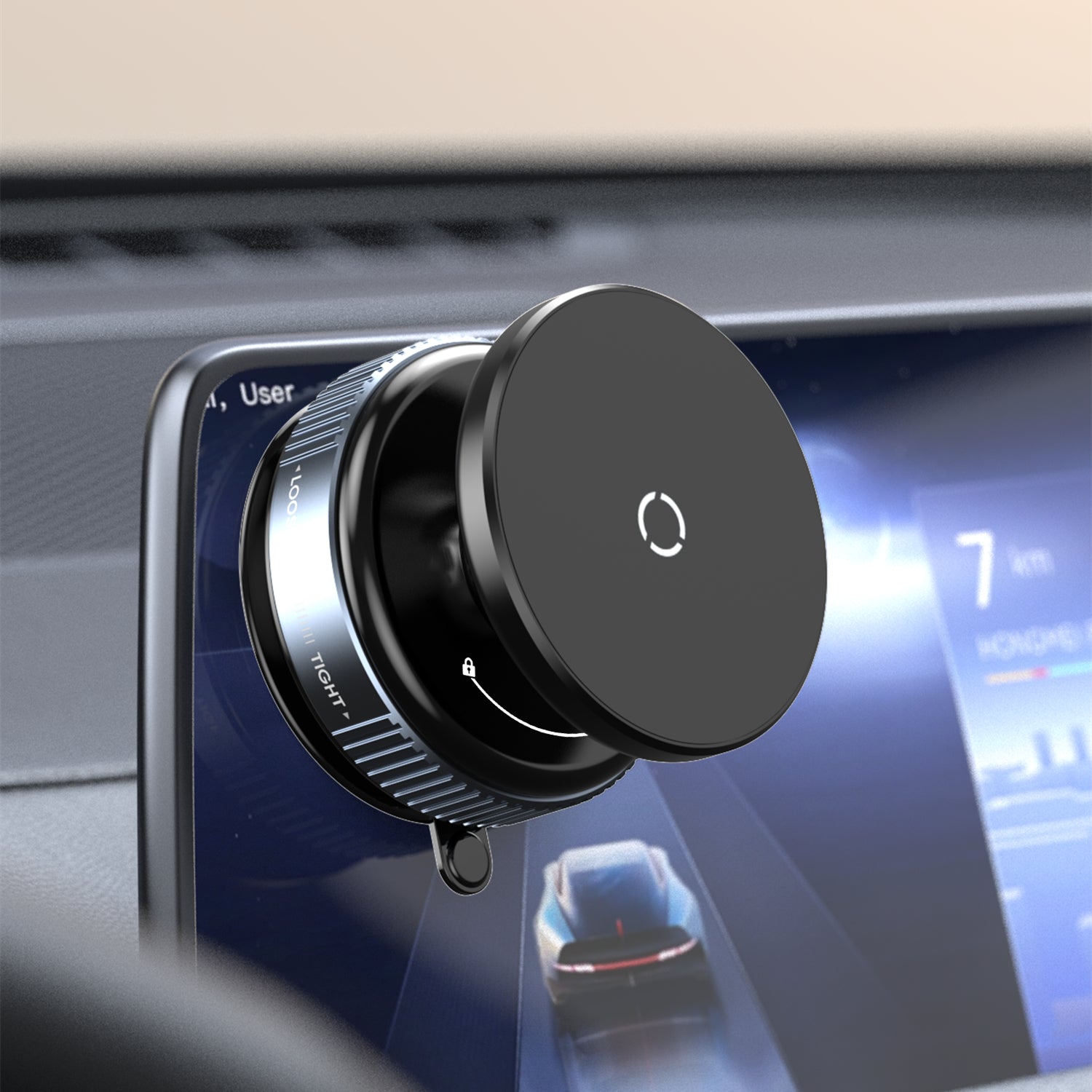 Phone Holder K009 Rotating Car Suction Cup Phone Stand