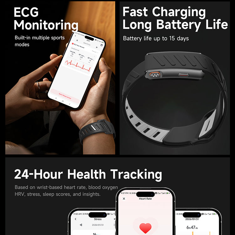 Screenless Fitness Band Bracelet
