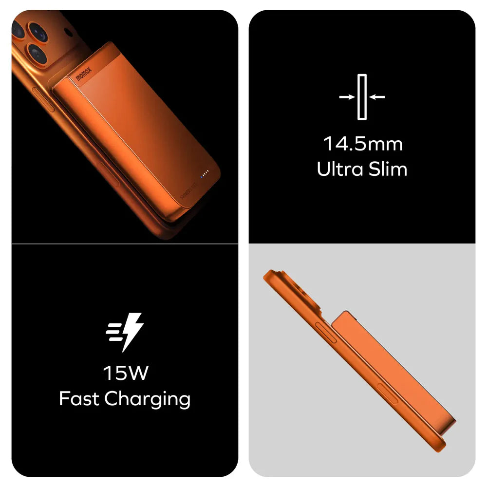 Momax 1-Power S.Pass 10000mAh Qi2 Magnetic Wireless Battery Pack